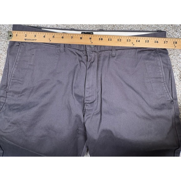J Crew Chino Pant 484 Slim Stretch Mens NWT 33x32 Gray Cotton Twill New Tags - Picture 8 of 8